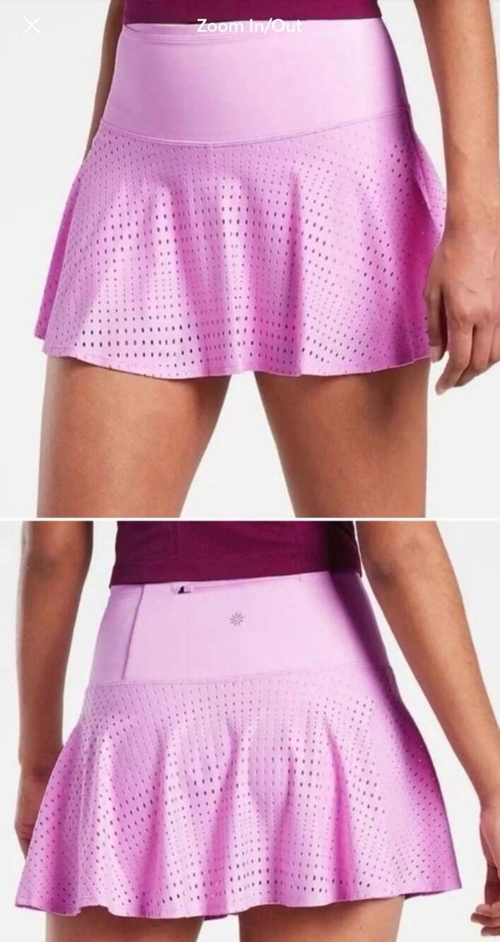 Athleta A-Game 14" Skort Size M Pink